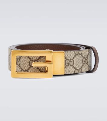 Gucci Square G reversible leather belt