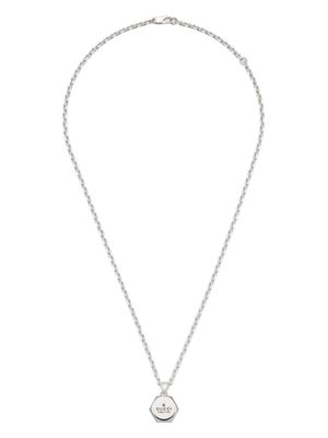 Gucci sterling silver Trademark pendant necklace