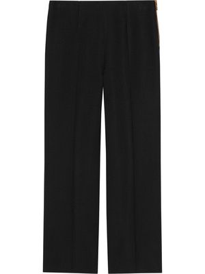 Gucci straight-leg tailored trousers - Black