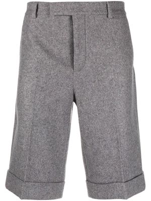 Gucci tailored cashmere-wool shorts - Grey