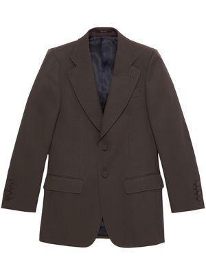 Gucci textured gabardine jacket - Grey