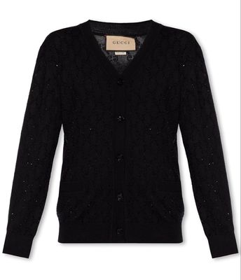 Gucci V-neck Knit Cardigan