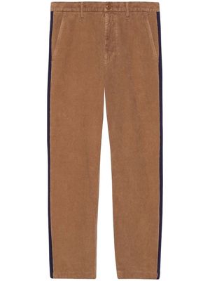 Gucci velvet corduroy trousers - Brown