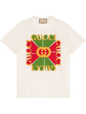 Gucci vintage logo-print cotton T-shirt - White