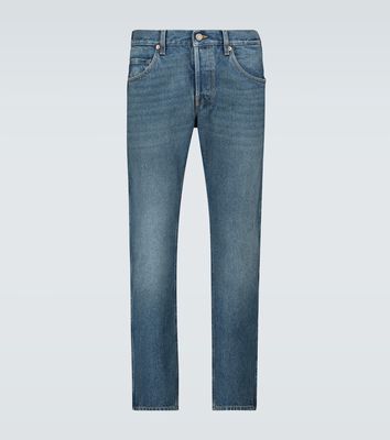 Gucci Washed denim tapered jeans