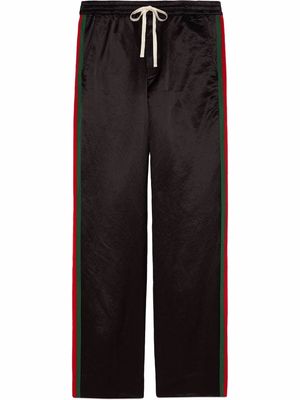 Gucci Web-panel track pants - Black