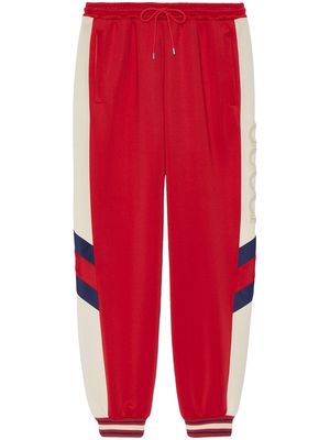 Gucci Web-stripe track pants - Red