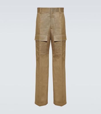 Gucci Wide-leg cotton cargo pants
