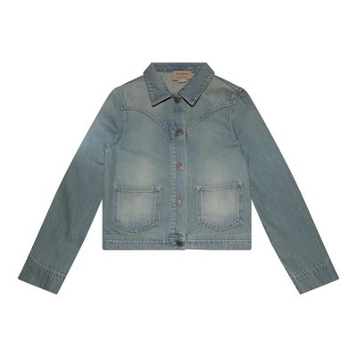 Gucci X Peter Rabbit Long-sleeved Denim Jacket