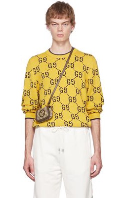 Gucci Yellow GG Sweater