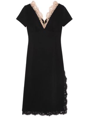 Gucci zip-fastening short-sleeve dress - Black