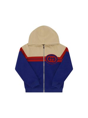 Gucci Zip-up Long-sleeved Hoodie