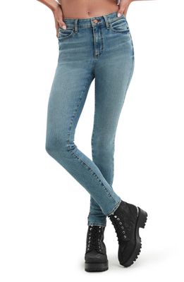 GUESS 1981 High Waist Ankle Skinny Jeans in Zircon Blue