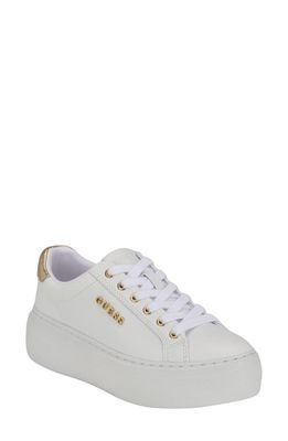 GUESS Amera Platform Sneaker in White