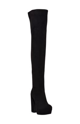 GUESS Cristy Over the Knee Platform Boot in Black