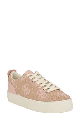 GUESS Giaa Court Sneaker in Light Pink