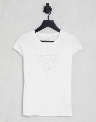Guess logo t-shirt in white