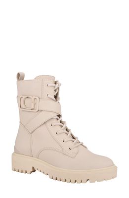 GUESS Orana Combat Boot in Ivory
