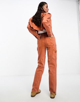 Guess Originals carpenter jeans in orange - part of a set