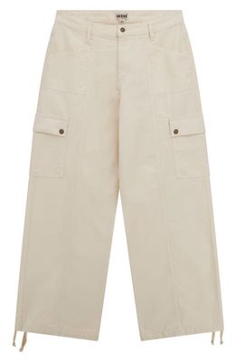 GUESS ORIGINALS Go Utility Cotton Denim Cargo Pants in Sandy Shore