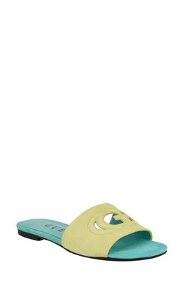 GUESS Tashia Slide Sandal in Light Green