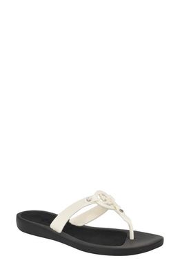 GUESS Tyana Flip Flop in White