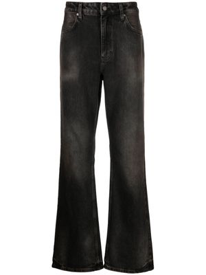 GUESS USA mid-rise flared jeans - Black