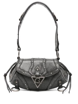 GUESS USA studded leather shoulder bag - Black