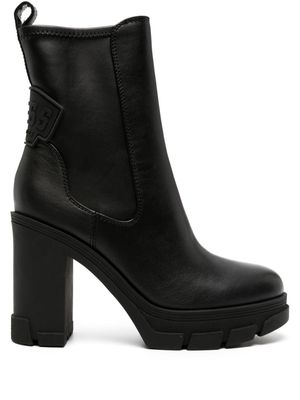 GUESS USA Xeno platform leather boots - Black