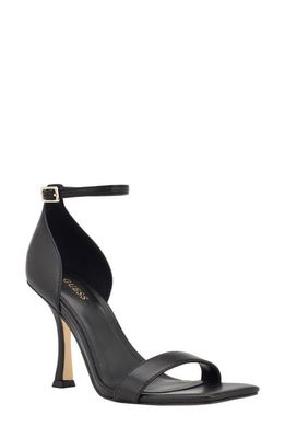 GUESS Yael Ankle Strap Sandal in Black 001
