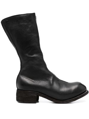 Guidi 40mm zip-up knee-length boots - Black