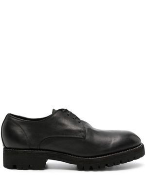 Guidi 792VX leather derby shoes - Black