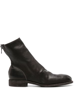 Guidi 986 zip-up leather boots - Brown