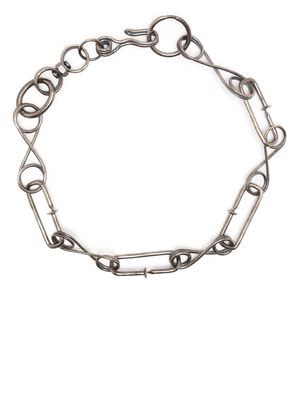 Guidi chain-link sterling-silver necklace