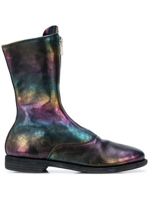 Guidi iridesdent ankle boots - Multicolour