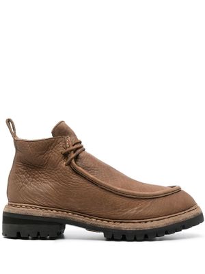 Guidi lace-up leather boots - Brown