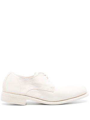 Guidi leather derby shoes - White