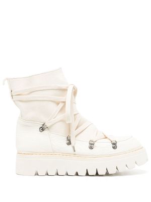 Guidi panelled chunky-sole boots - Neutrals