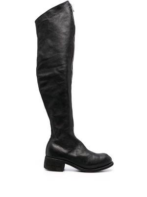 Guidi PL3 zipped knee-length boots - Black