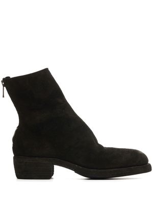 Guidi suede ankle boots - Black