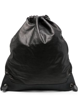 Guidi ZA1 leather backpack - Black