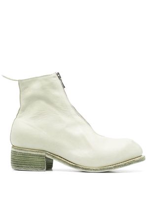 Guidi zippered ankle boots - Green