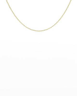 Gumball Chain 14k Gold Necklace