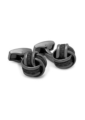 Gunmetal Knot Cufflinks