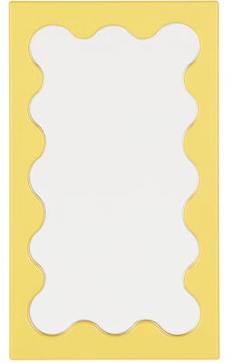 Gustaf Westman Objects SSENSE Exclusive Yellow Curvy Micro Mirror