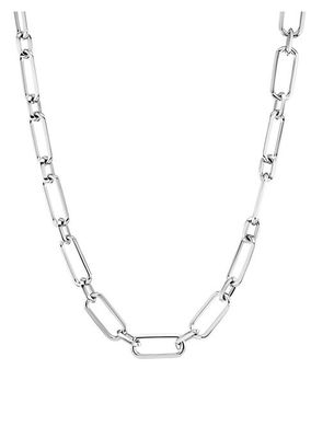 Gwyneth Sterling Silver Large Oval-Link Chain Necklace