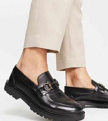 H by Hudson Exclusive Alevero loafers in black leather
