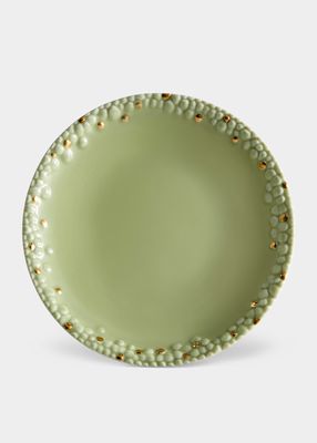 Haas Mojave Bread and Butter Plate, Matcha/Gold