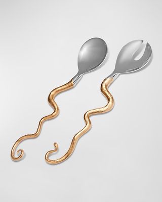 Haas Twisted Horn 2-Piece Serving Set