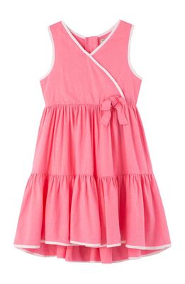 Habitual Girl Kids' Tiered Dress in Pink